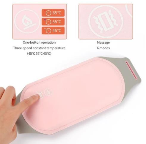ThermoFlow -Coussin chauffant menstruel pour femme