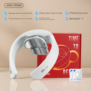 Bear Neck Massager Neck Massager Electric Hot Compress Neck Shoulder Neck Massage Tool Pulse Neck Massager